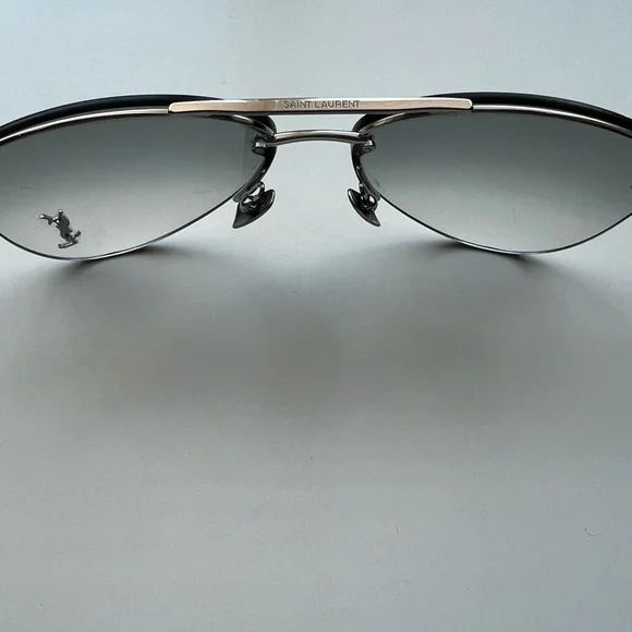 Saint Laurent Monogram Classic Pilot Sunglasses - Picture 5 of 6